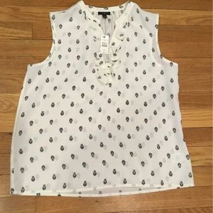 Talbots sleeveless top